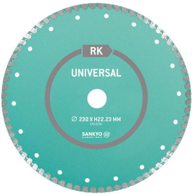 SANKYO DISC DIA UNIVERSAL Փ230X22,23MM TIP RK ― Diamantat.ro