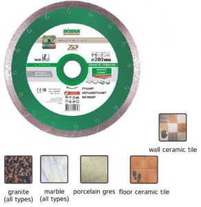 Disc Diamantat Premium pentru Granit,Marmura,Gresie D=200X25.4mm