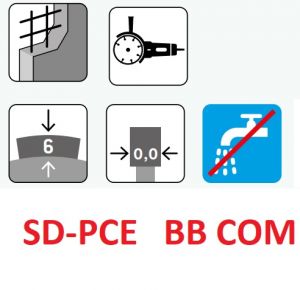 SANKYO DISC SLEFUIRE PENTRU BETON Փ125X22,23MM TIP SD-PCE