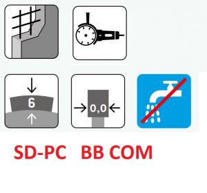SANKYO DISC SLEFUIRE PENTRU BETON Փ125X22,23MM TIP SD-PC